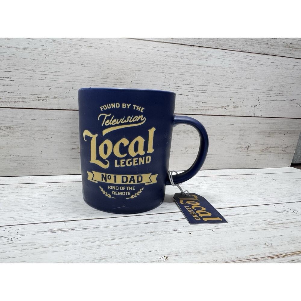 Primo Design No. 1 DAD- GIFT- COFFEE MUG- NEW! KING OF REMOTE!